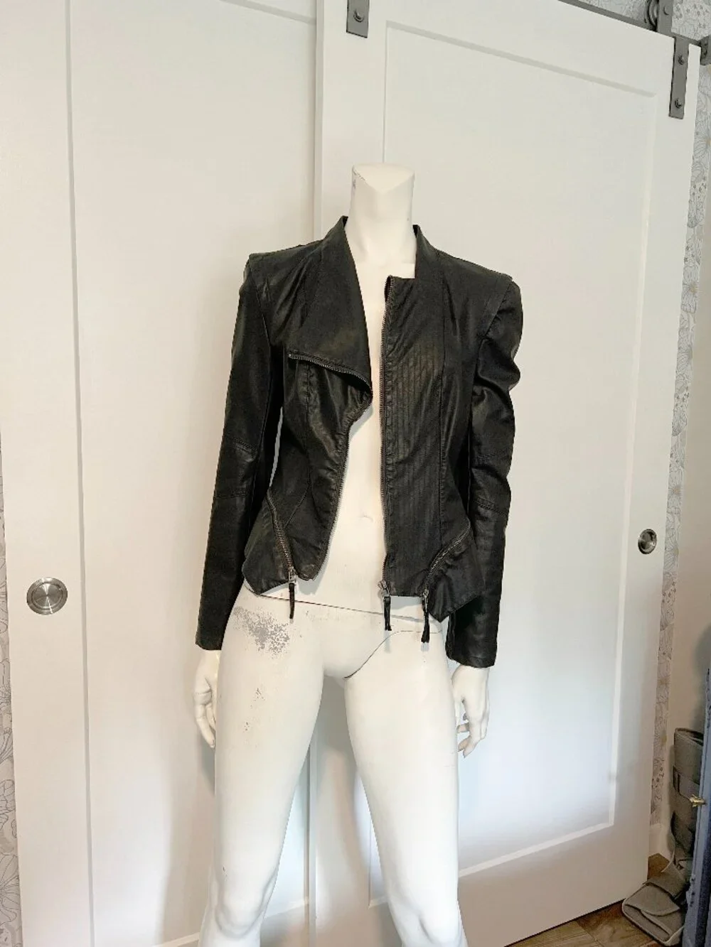 NWOT Blank NYC Faux Leather Zippered Jacket